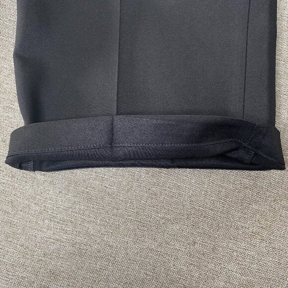 Haggar CLASSIC FIT Dress Pants Men's 42 x 32 High Rise Black Office Business - Picture 9 of 14